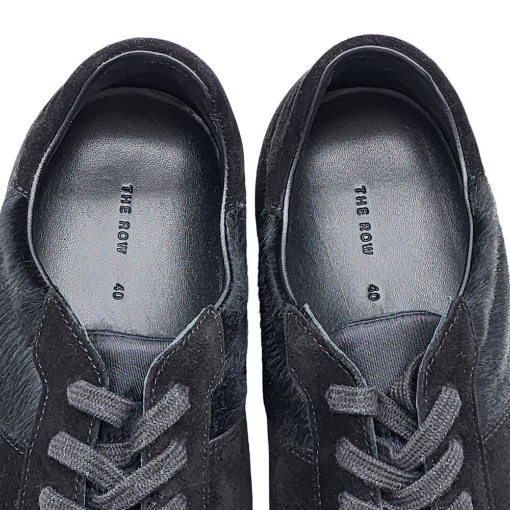 The Row Mica Ponyhair & Suede Women's Sneakers Black EU 40 US 10 - New $1300 - Picture 7 of 8